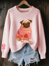 Women's Breast Cancer Awareness Rose Ruban Imprimé Sweatshirt